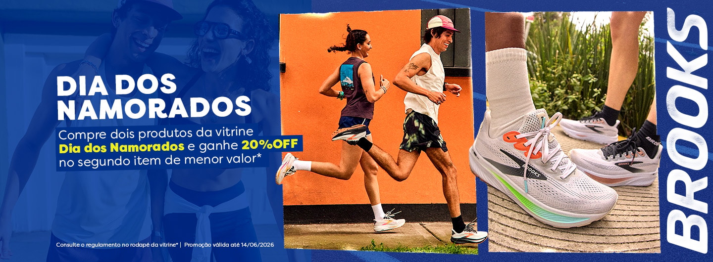 O presente perfeito para quem corre ao seu lado em todos os momentos. Surpreenda neste Dia dos Namorados com tênis, roupas e acessórios selecionados com até 46% OFF.