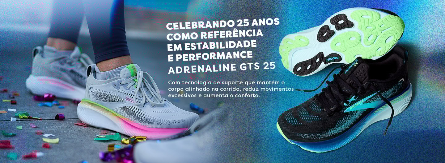 Celebrando 25 anos como referência em estabilidade e performance. Conheça o Adrenaline GTS 25.