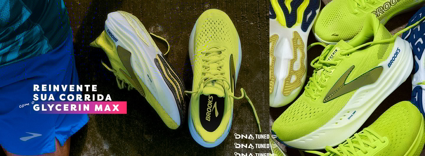 Reinvente sua corrida. Conheça as novas cores de Glycerin Max.