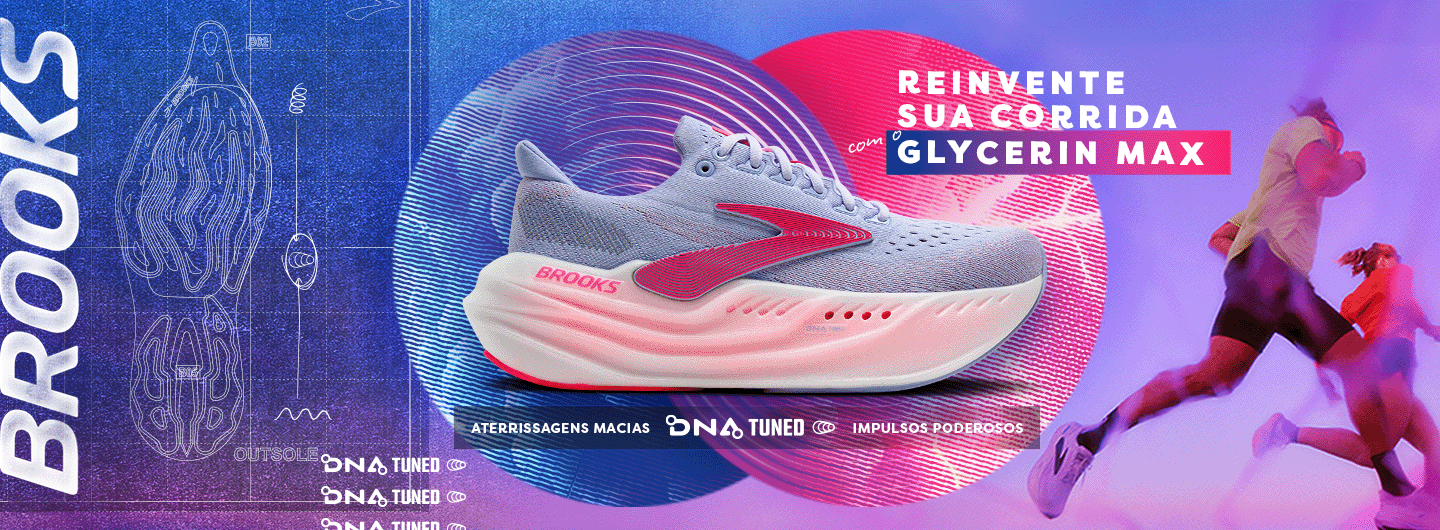 Reinvente sua corrida. Conheça as novas cores de Glycerin Max.