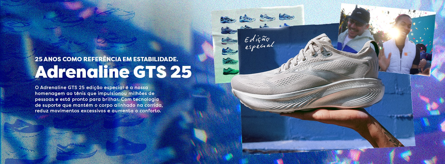 Celebrando 25 anos como referência em estabilidade e performance. Conheça o Adrenaline GTS 25.
