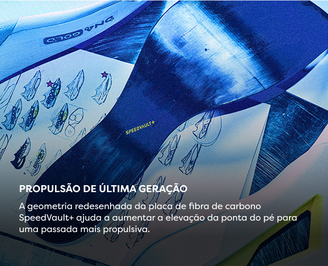 Placa de fibra de carbono SpeedVault+ do Hyperion Elite 6